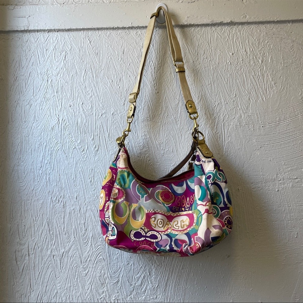 Coach Poppy Pop C Handbag Crossbody Satchel